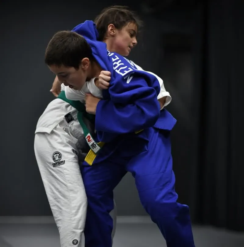 Children training judo at Gymnasia, Tbilisi